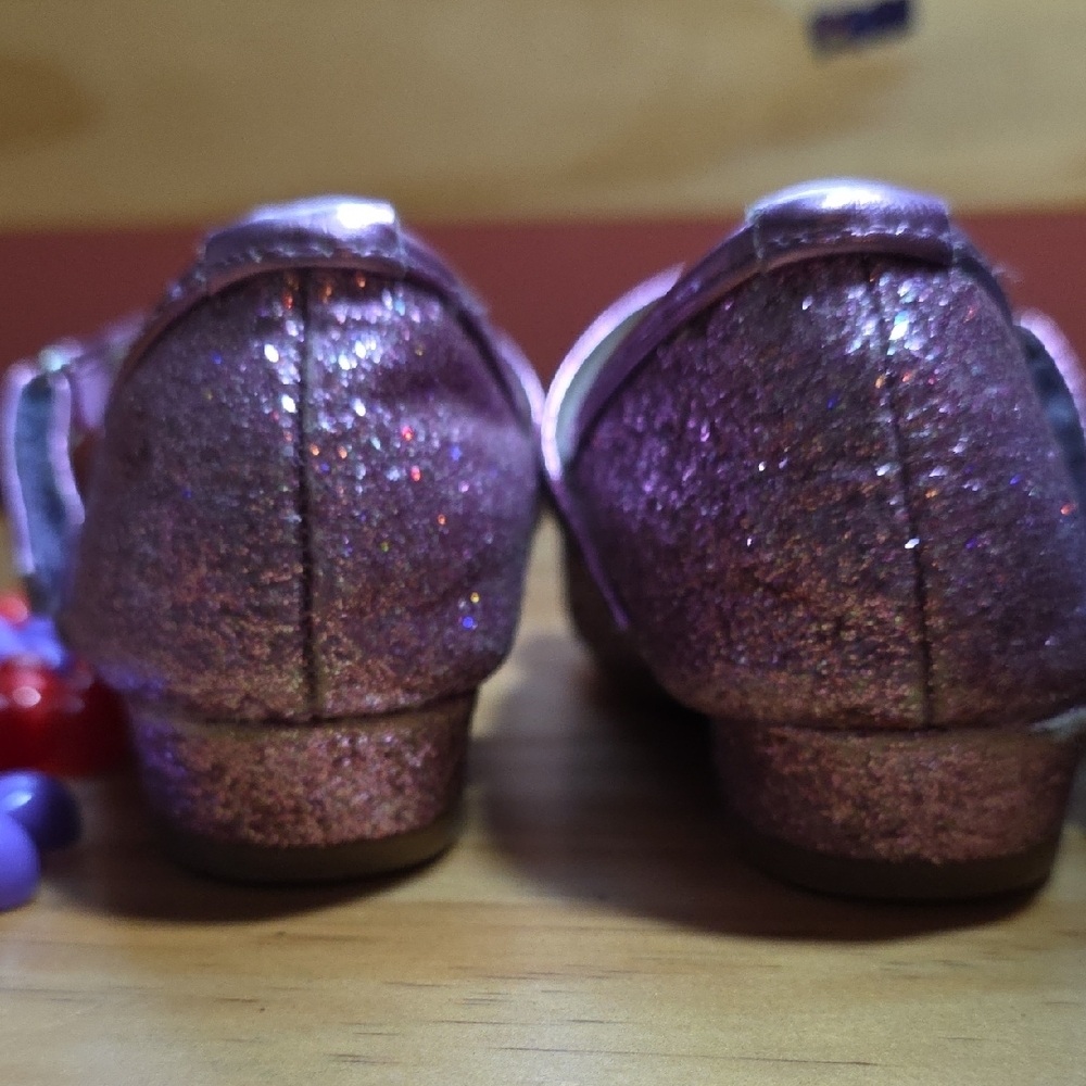 Stelle Glitter Kids Dress Shoes - Pink and Blue - Picture 11 of 11